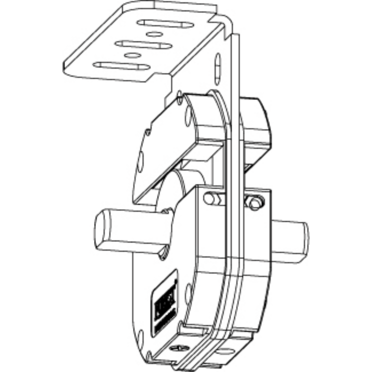 Forest drapery hardware Rb atlantis adj. cass. md bracket
