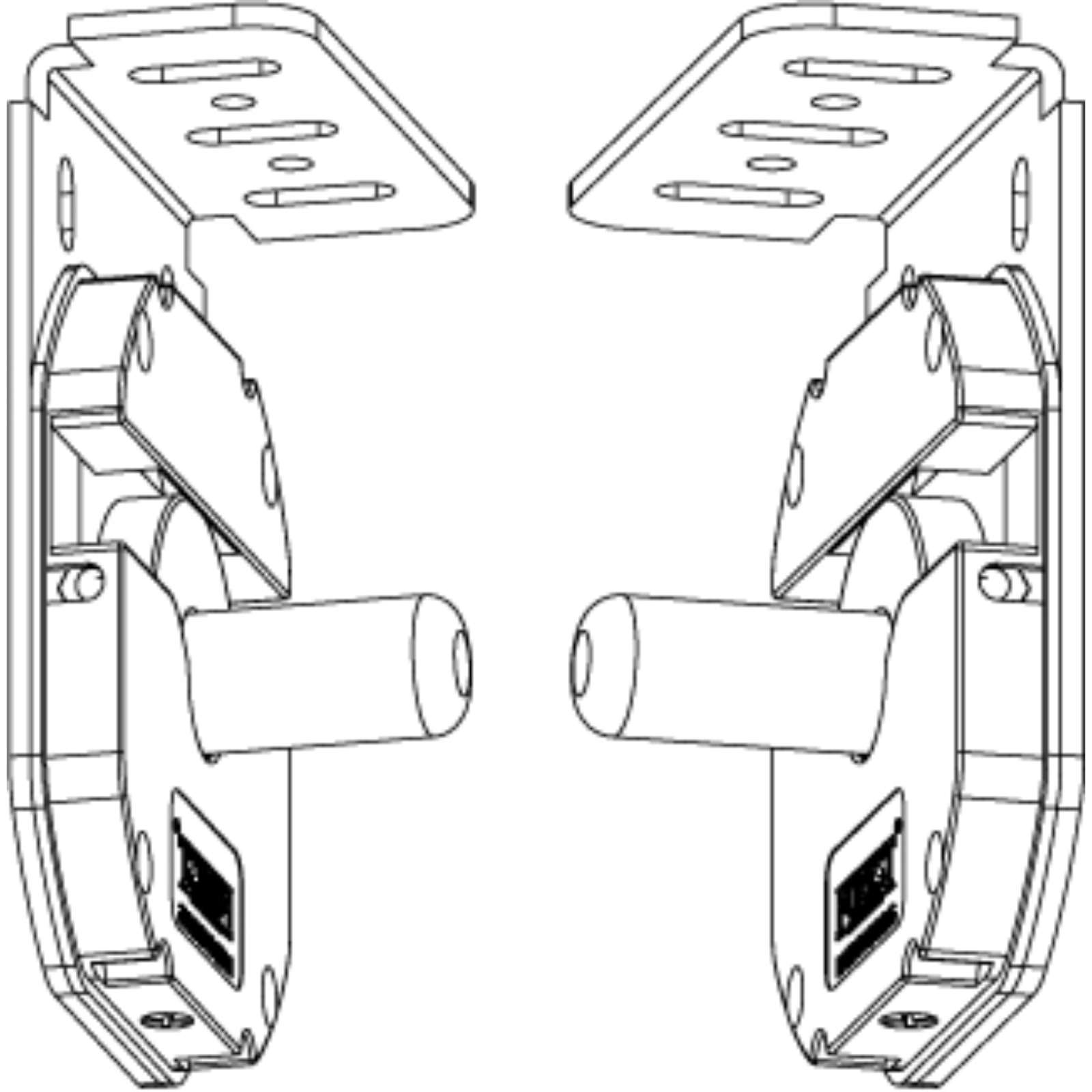 Forest drapery hardware Rb atlantis adj. idler bracket cl