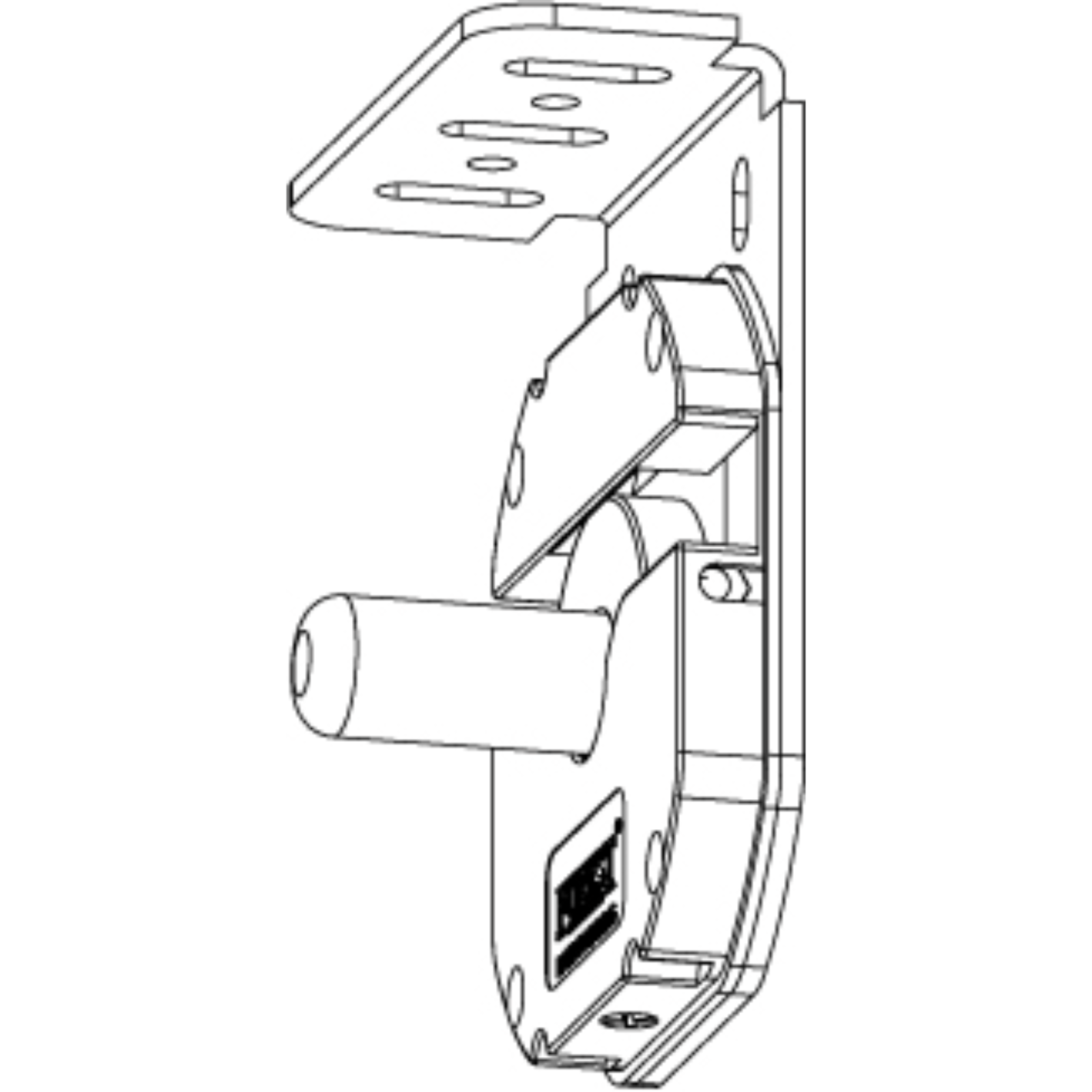 Forest drapery hardware Rb atlantis adj. idler bracket cr