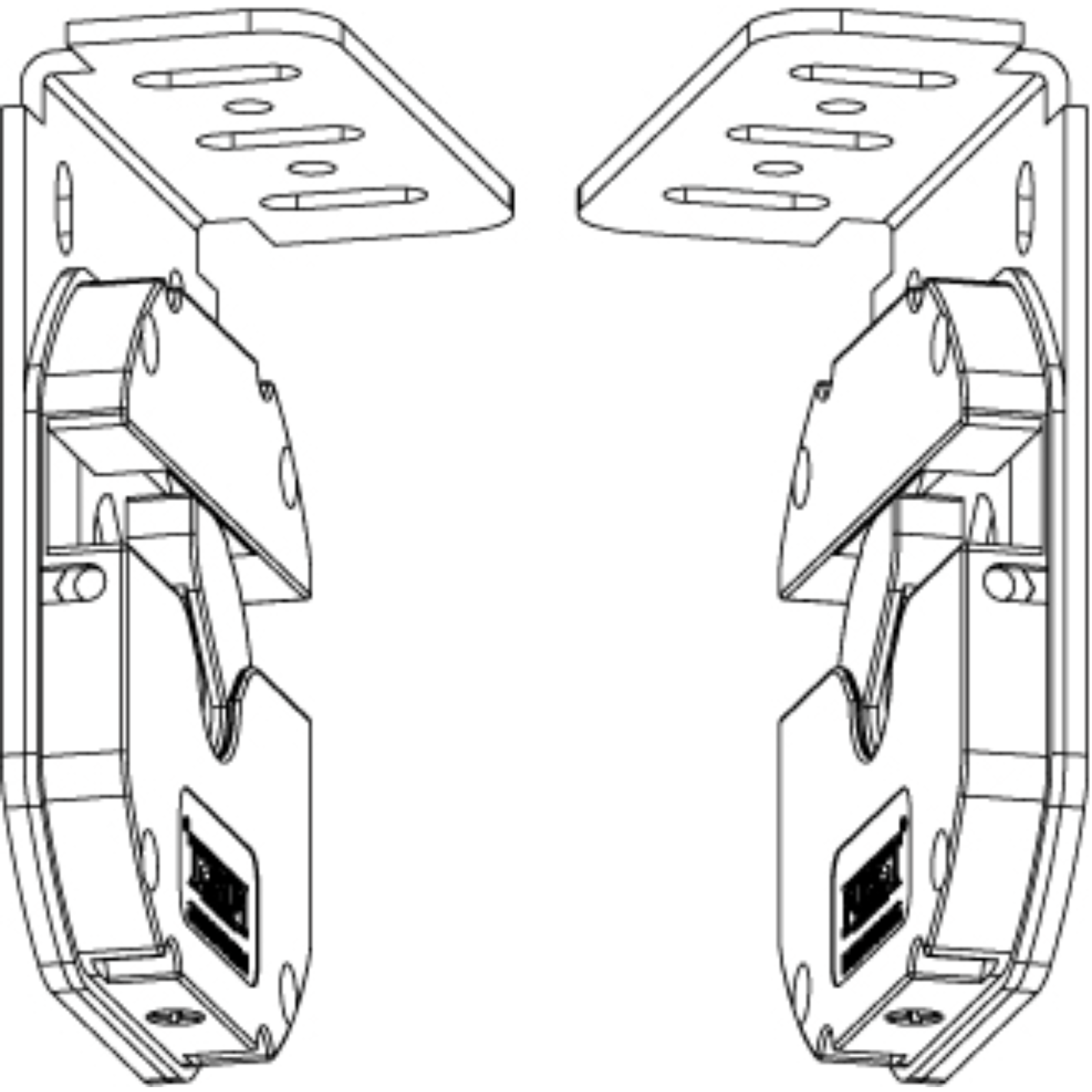 Forest drapery hardware Rb atlantis adj. motor bracket cr