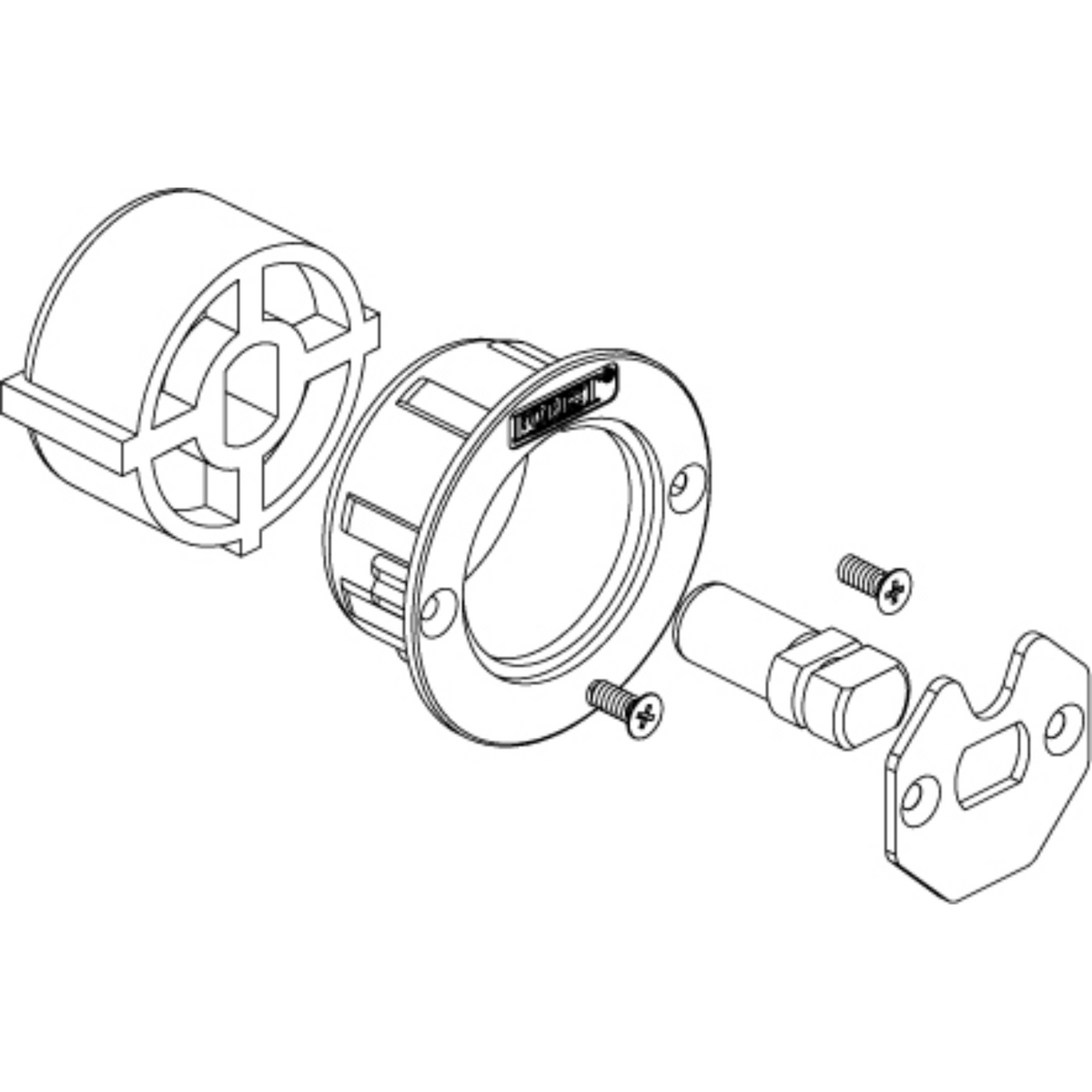 Forest drapery hardware Rb atlantis motor adaptor 60mm
