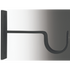 Forest drapery hardware Single york bracket 20mm-black