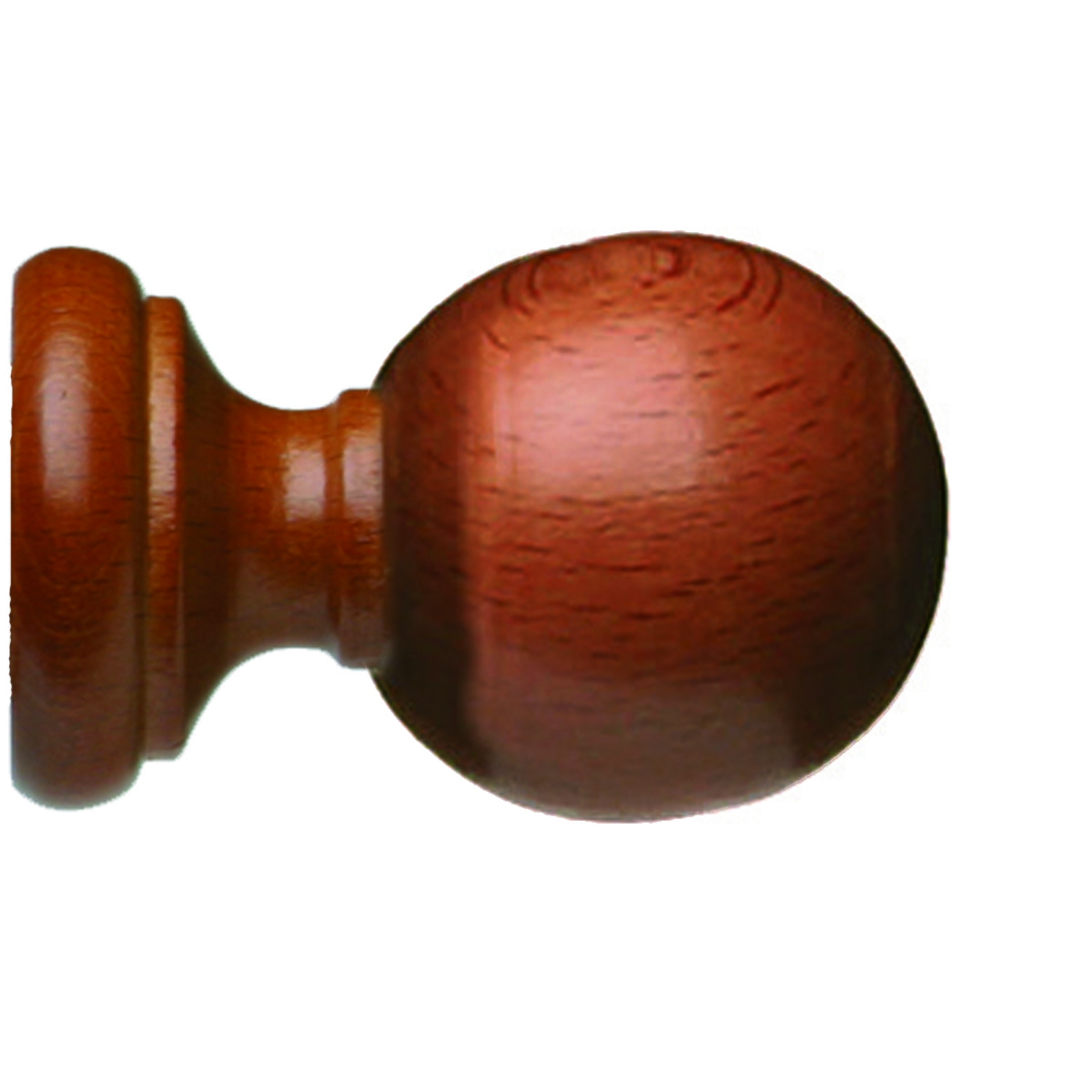 Forest drapery hardware Smooth ball finial 2" honey