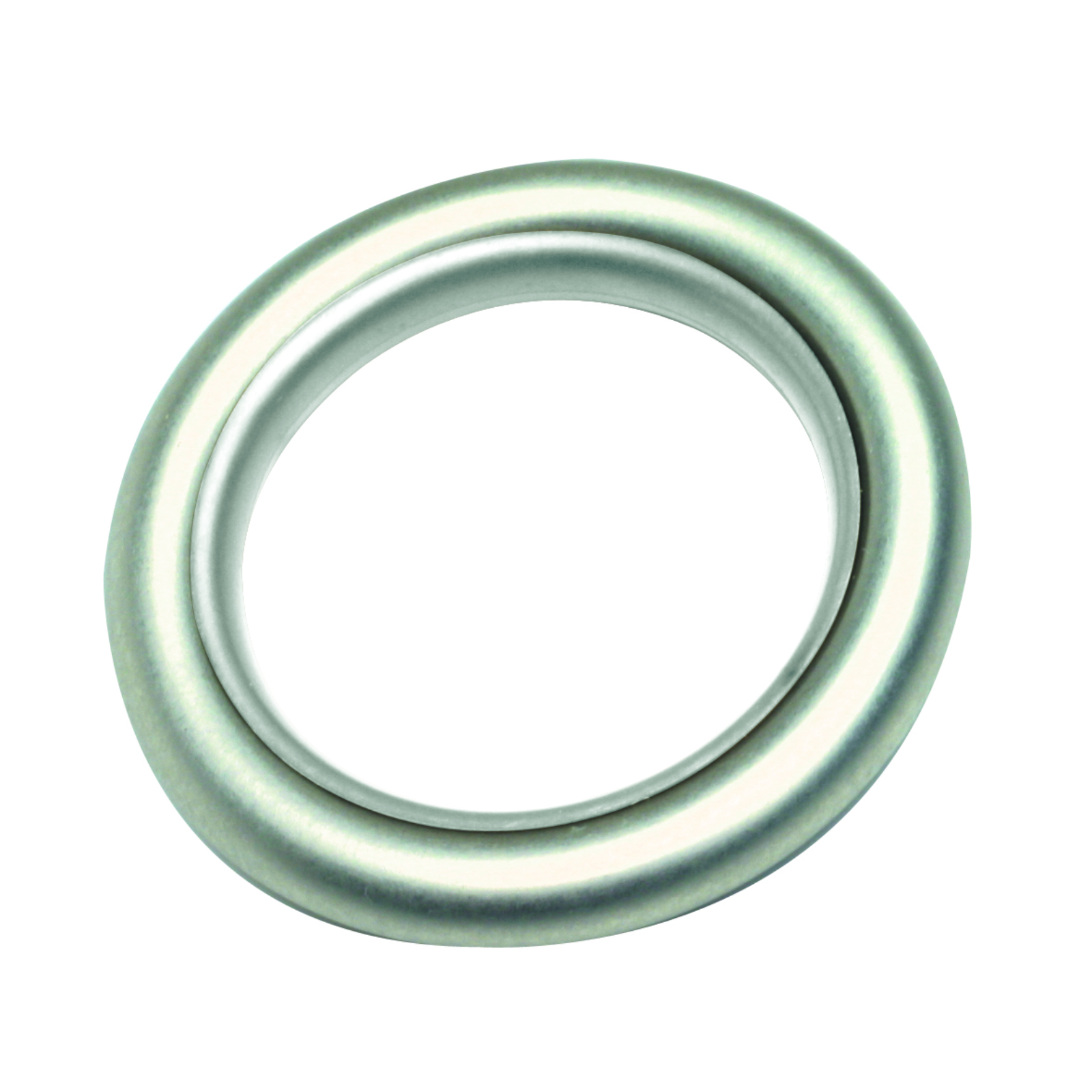 Forest drapery hardware Smooth ring w/clip-satin nickel