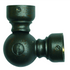 Forest drapery hardware Swivel connector 20mm-black