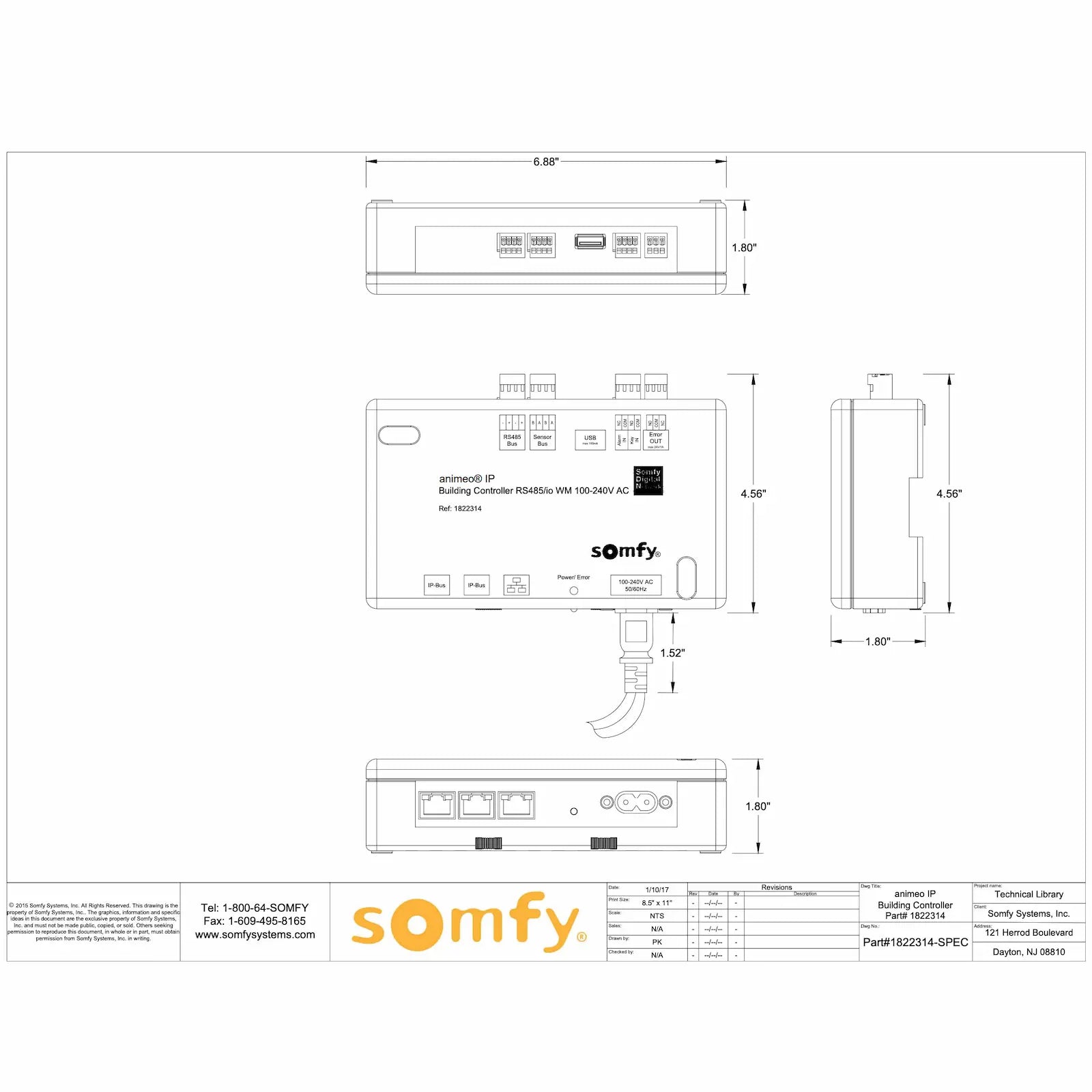 Somfy Animeo® IP Building Controller 1822314
