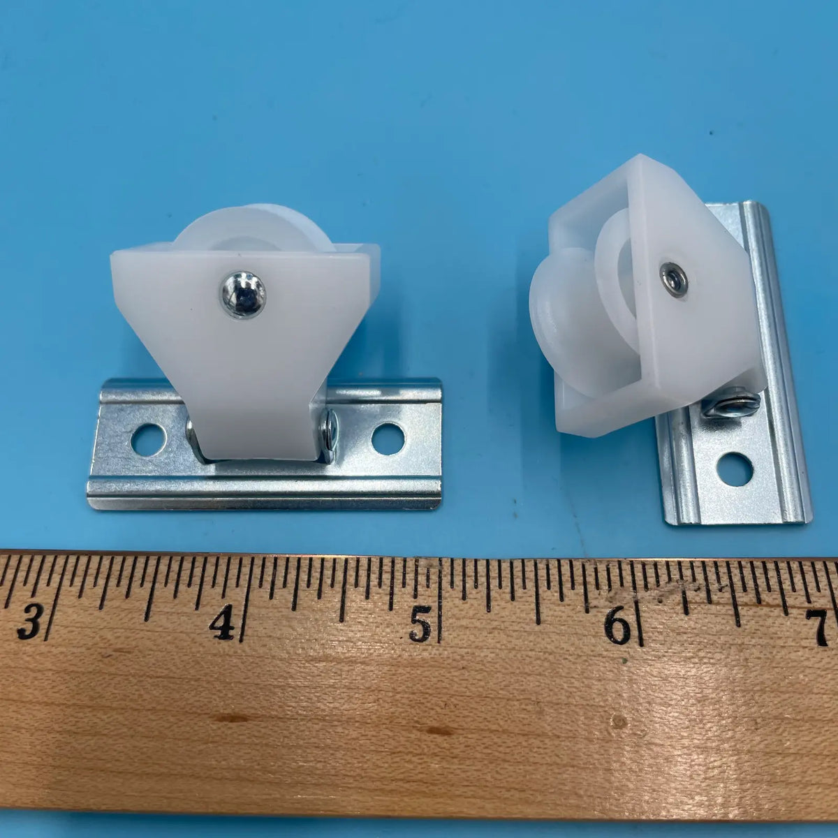 Swivel Cord Guides Pulley Runners for Roman Shades - 1/2" Wheel