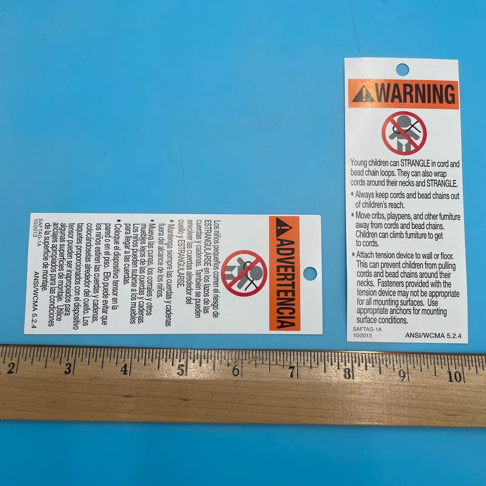 Tension Device Warning Tag 100/bag