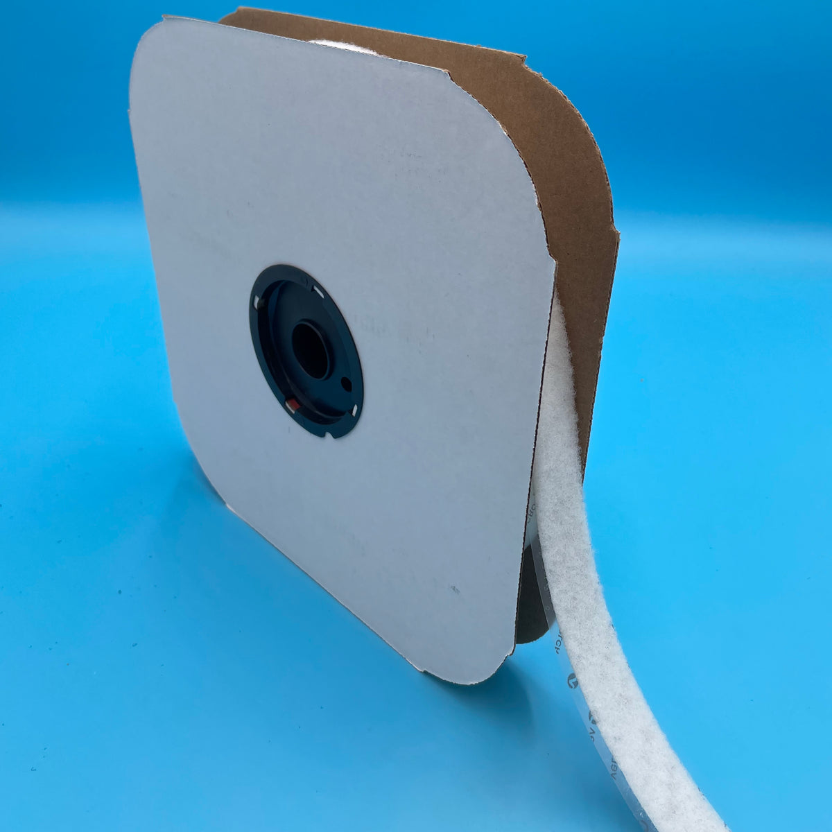 VELCRO® Brand PSA 1" Loop Tape Strips White Roll