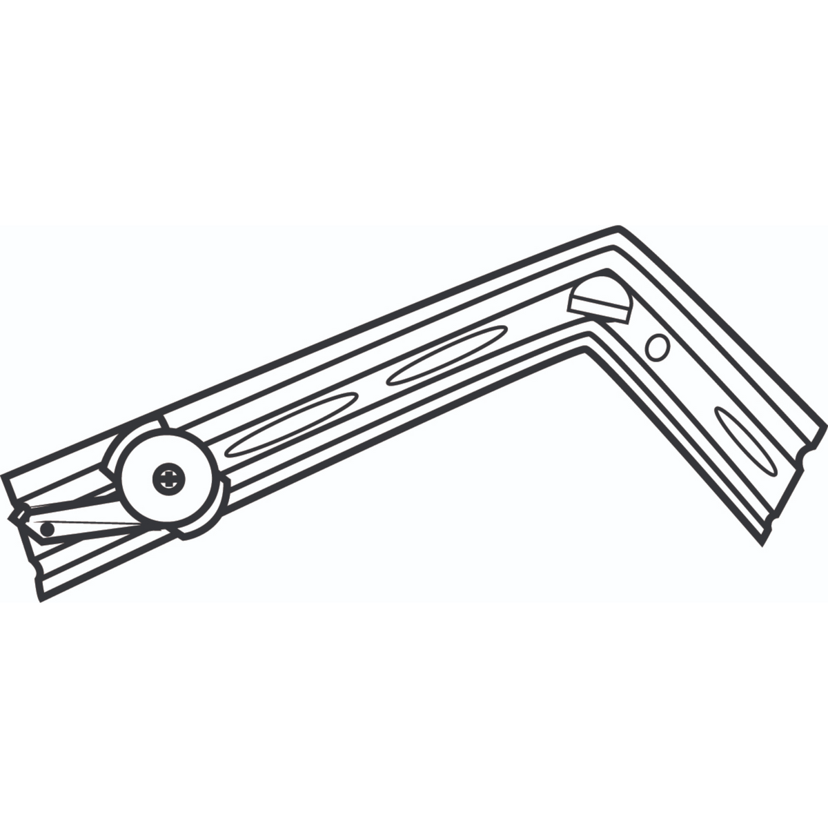 Forest drapery hardware Wall bracket 2-4 (swivel)