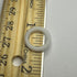 3/8" Roman Shade Rings - White