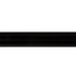 Wood Trends 2 inch Fluted Pole Black