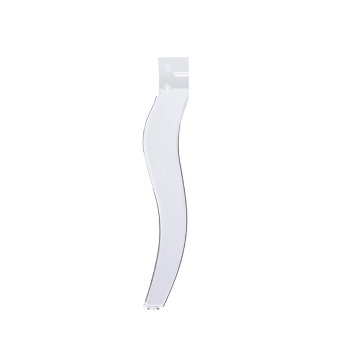 Acrylic Furniture Leg 13.8"(2.3"-1.3") 16" Overall Height