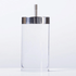 Acrylic Furniture Cylinder Leg w/ Stainless Top 2.25" Diameter 4" Tall