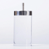 Acrylic Furniture Cylinder Leg w/ Stainless Top 2.25" Diameter 4" Tall