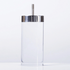 Acrylic Furniture Cylinder Leg w/ Stainless Top 2.25" Diameter 5" Tall