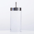 Acrylic Furniture Cylinder Leg w/ Stainless Top 2.25" Diameter 5" Tall