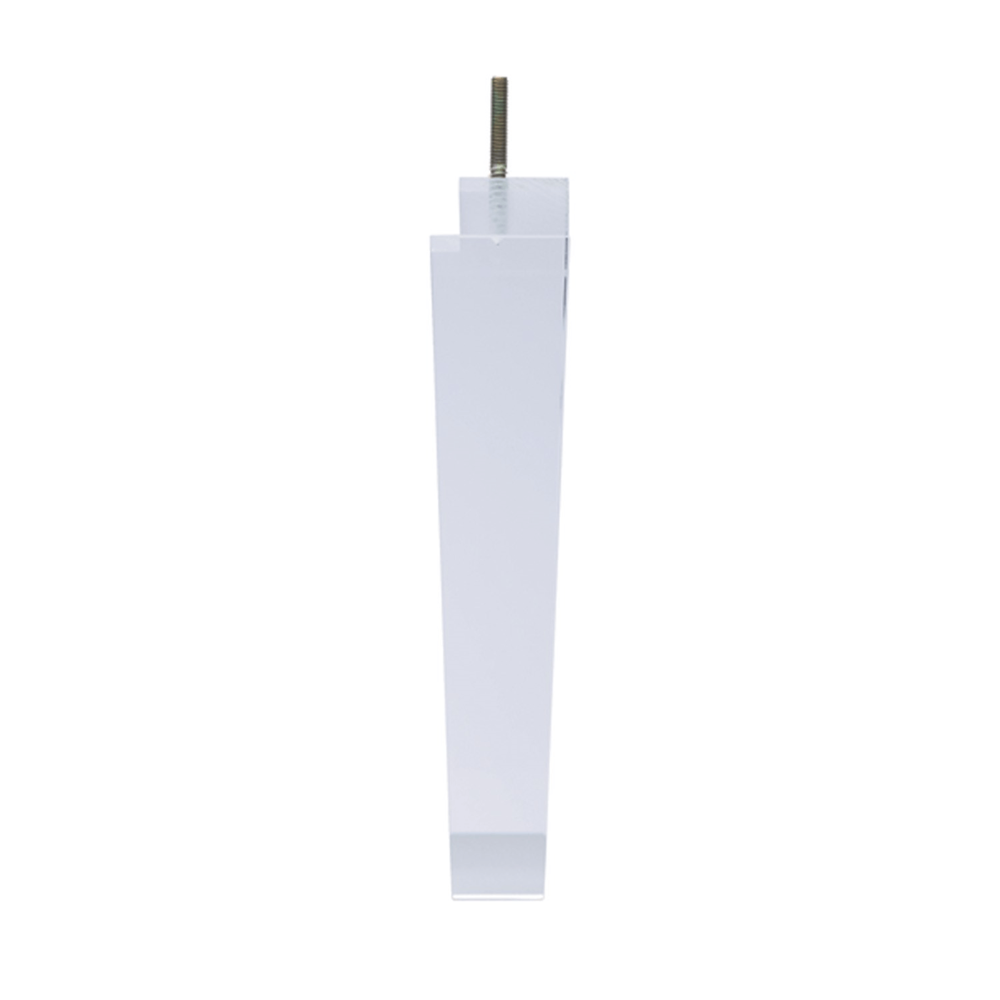 Square Acrylic Furniture Leg 11" x 2.50"-1.5"