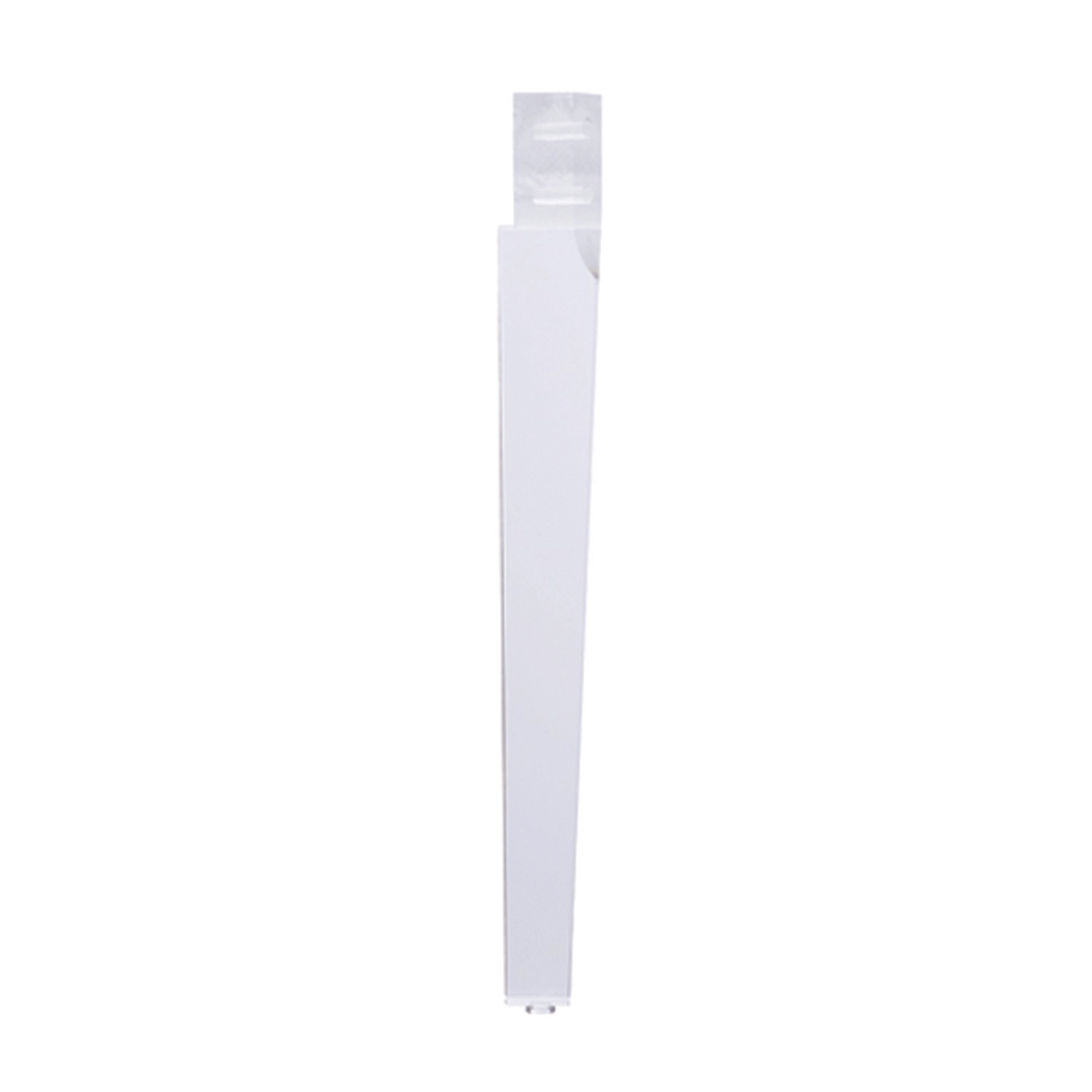 Acrylic Furniture Leg 14.8" 1.9"-1.2"  Overall Height 17.3"