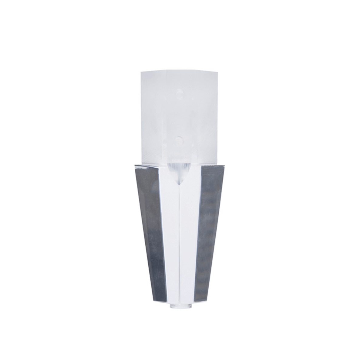 Acrylic Furniture Leg 5" 2.2"-1.5" - 8.3" Overall Height