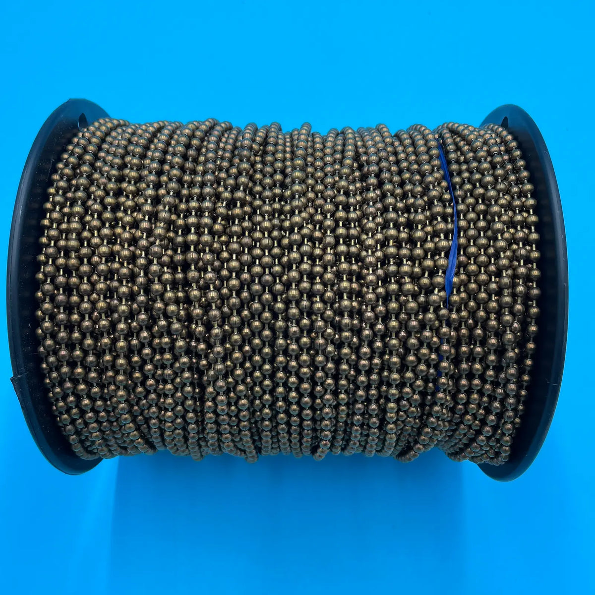 Antique Brown Brass Beaded Chain