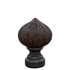 AriA Paloma Onion Antique Finial 1-3/8" Dark Oil Rubbed Bronze