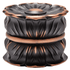 AriA Avalon End Cap Antique Finial 1-3/8" Dark Oil Rubbed Bronze