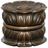 AriA Avalon End Cap Antique Finial 1-3/8" Brushed Bronze