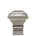 AriA Essex Square Antique Finial 1-3/8" Polished Nickel
