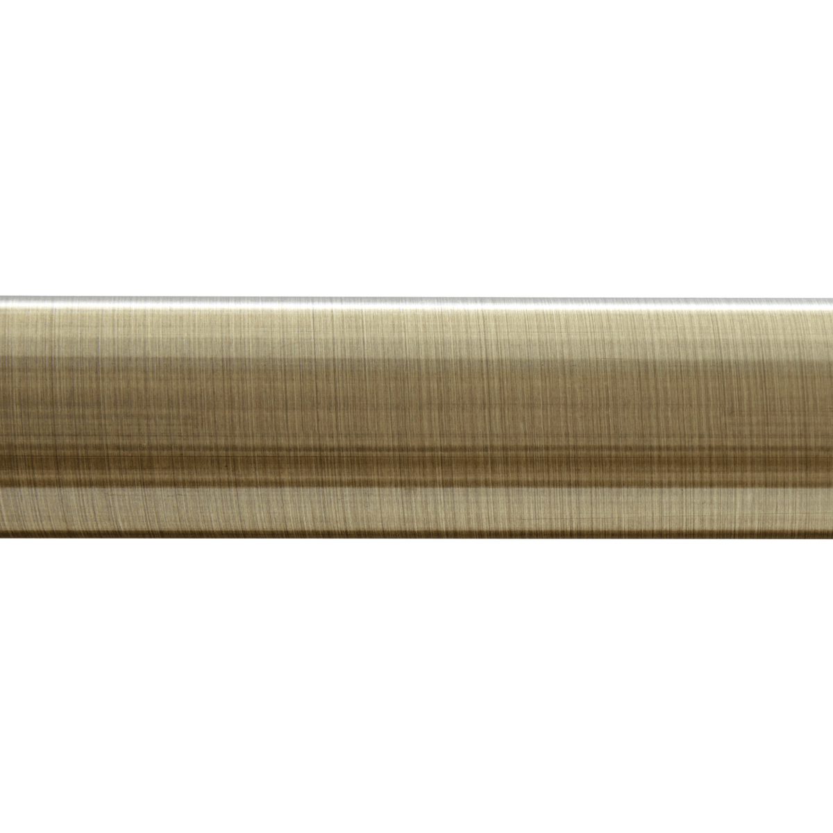 AriA Metal Drapery Pole 1-3/8" Antique Brass