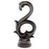 AriA Arabesque Square Antique Finial 1-3/8" Venetian Bronze