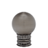 AriA Avalon Ball Curtain Finial Antique Pewter