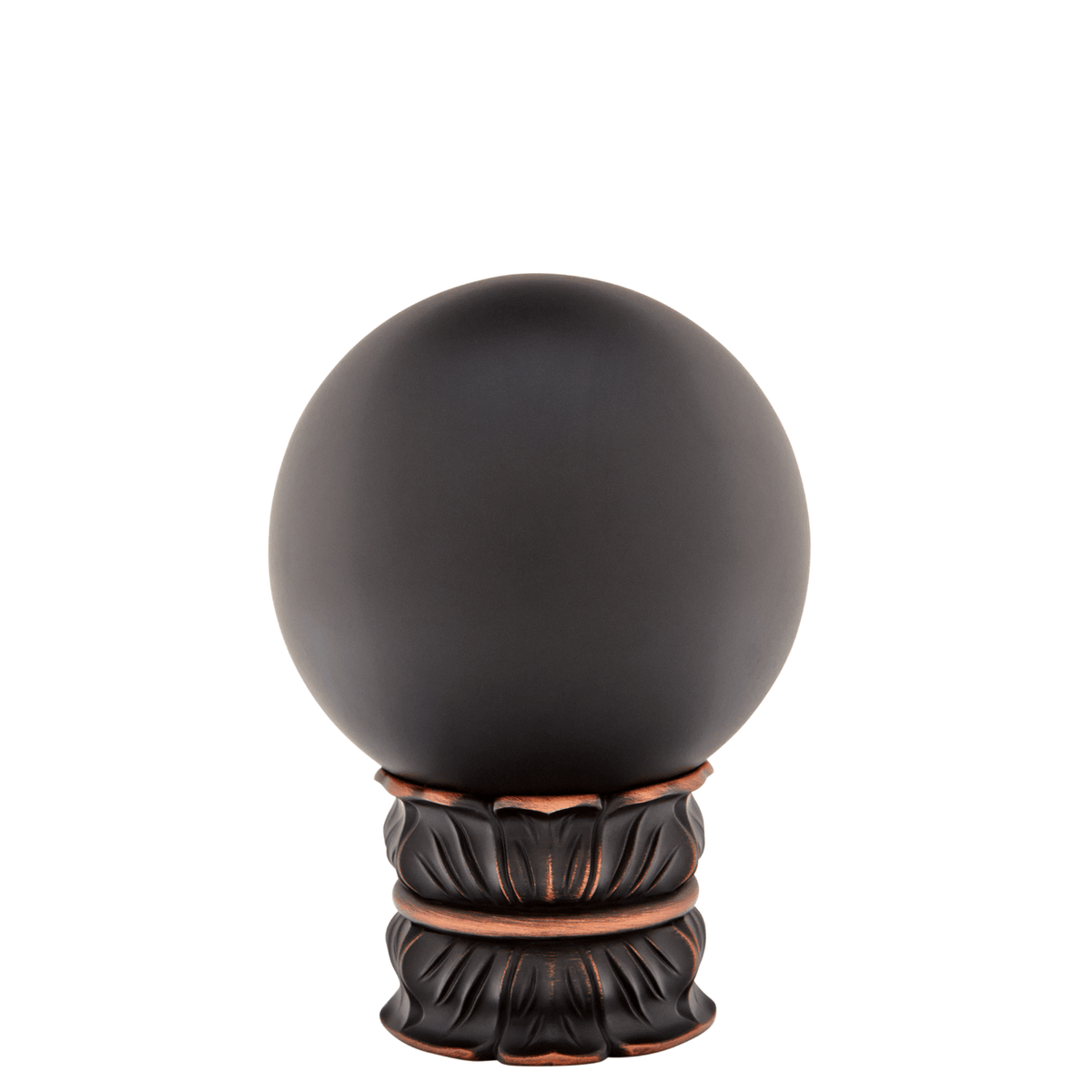 AriA Avalon Ball Antique Finial Dark Oil Rubbed Bronze