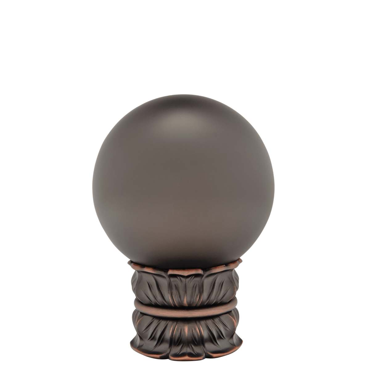 AriA Avalon Ball Antique Finial Iron Copper