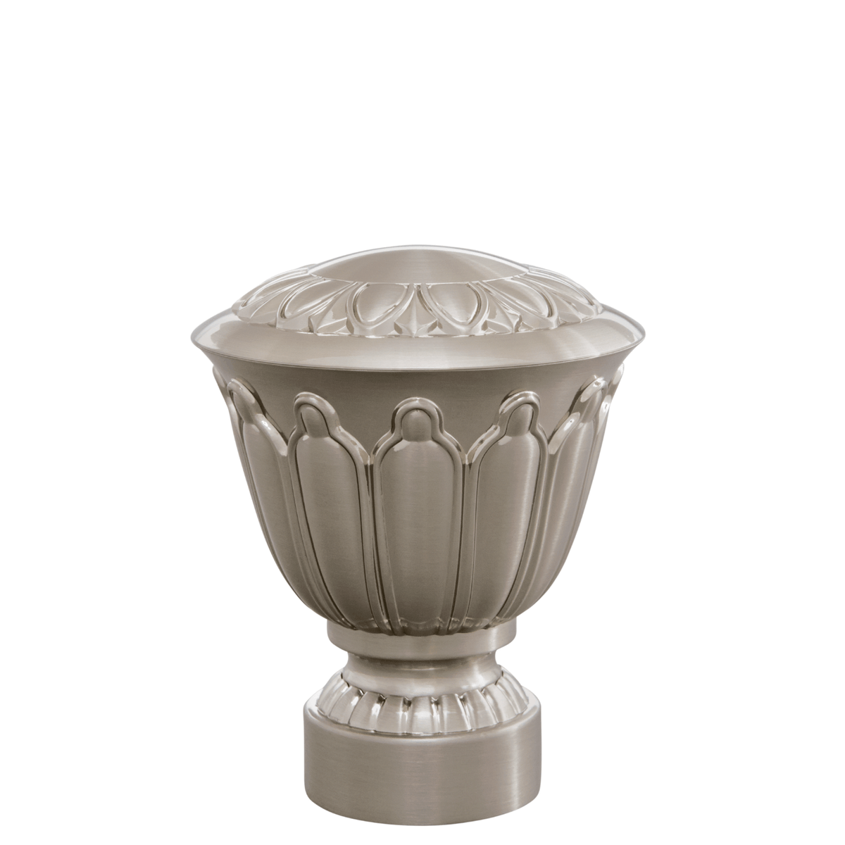 AriA Bellaire Urn Antique Finial 1-3/8" Polished Nickel