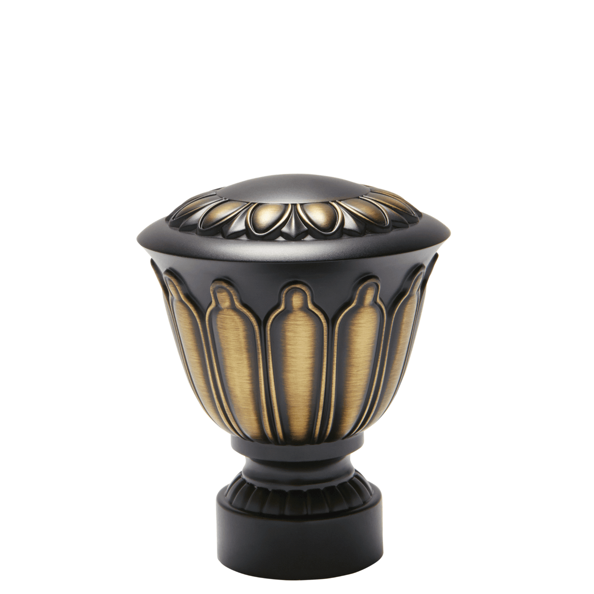AriA Bellaire Urn Antique Finial 1-3/8" Venetian Bronze