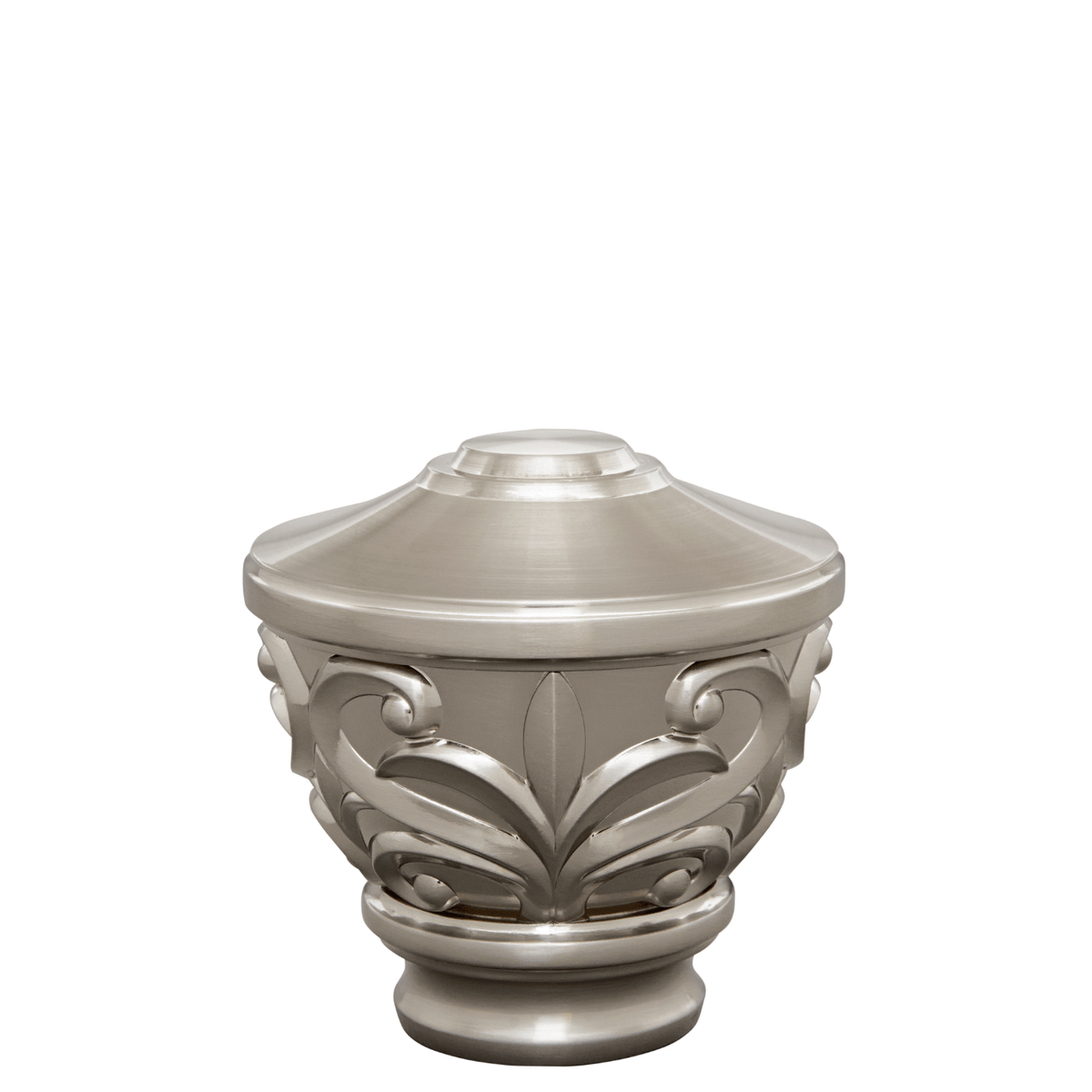 AriA Blakely Urn Antique Finial 1-3/8" Polished Nickel