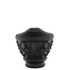 AriA Blakely Urn Antique Finial 1-3/8" Satin Black