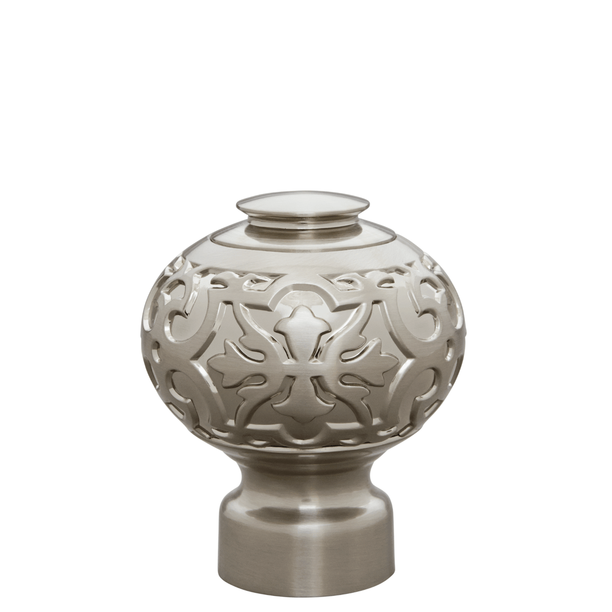 AriA Devon Knob Antique Finial 1-3/8" Polished Nickel