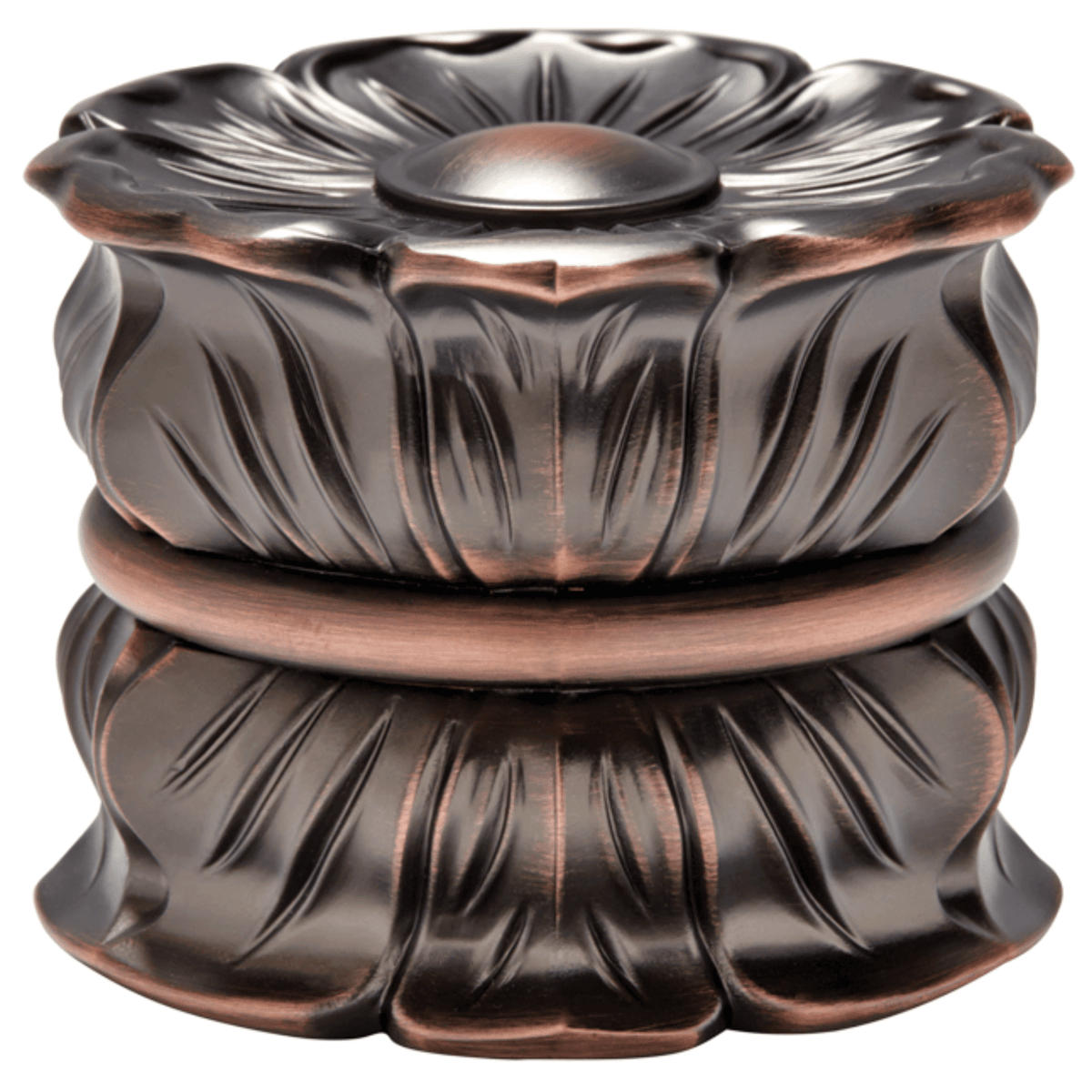 AriA Avalon End Cap Antique Finial 1-3/8" Iron Copper