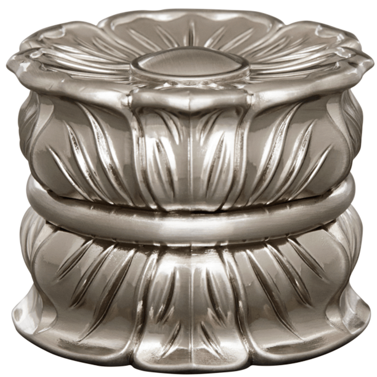 AriA Avalon End Cap Antique Finial 1-3/8" Polished Nickel