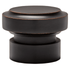 AriA Saxon End Cap Antique Finial 1-3/8" Dark Oil Rubbed Bronze