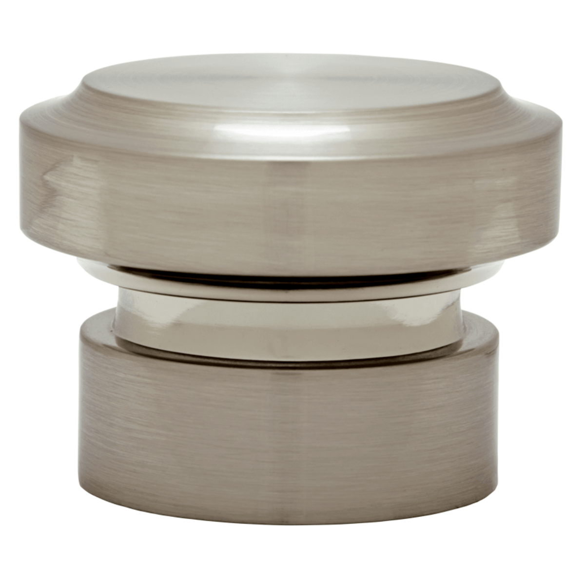 AriA Saxon End Cap Antique Finial 1-3/8" Polished Nickel