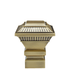AriA Essex Square Antique Finial 1-3/8" Antique Brass