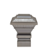 AriA Essex Square Antique Finial 1-3/8" Antique Pewter
