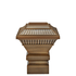 AriA Essex Square Antique Finial 1-3/8" Brushed Bronze