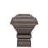 AriA Essex Square Antique Finial 1-3/8" Iron Copper