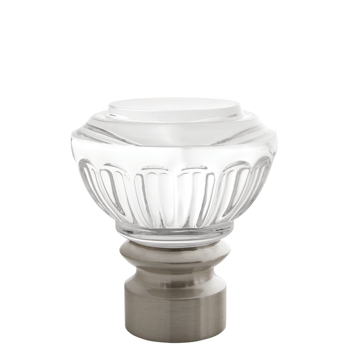 AriA Montclaire Urn Antique Finial 1-3/8" Polished Nickel