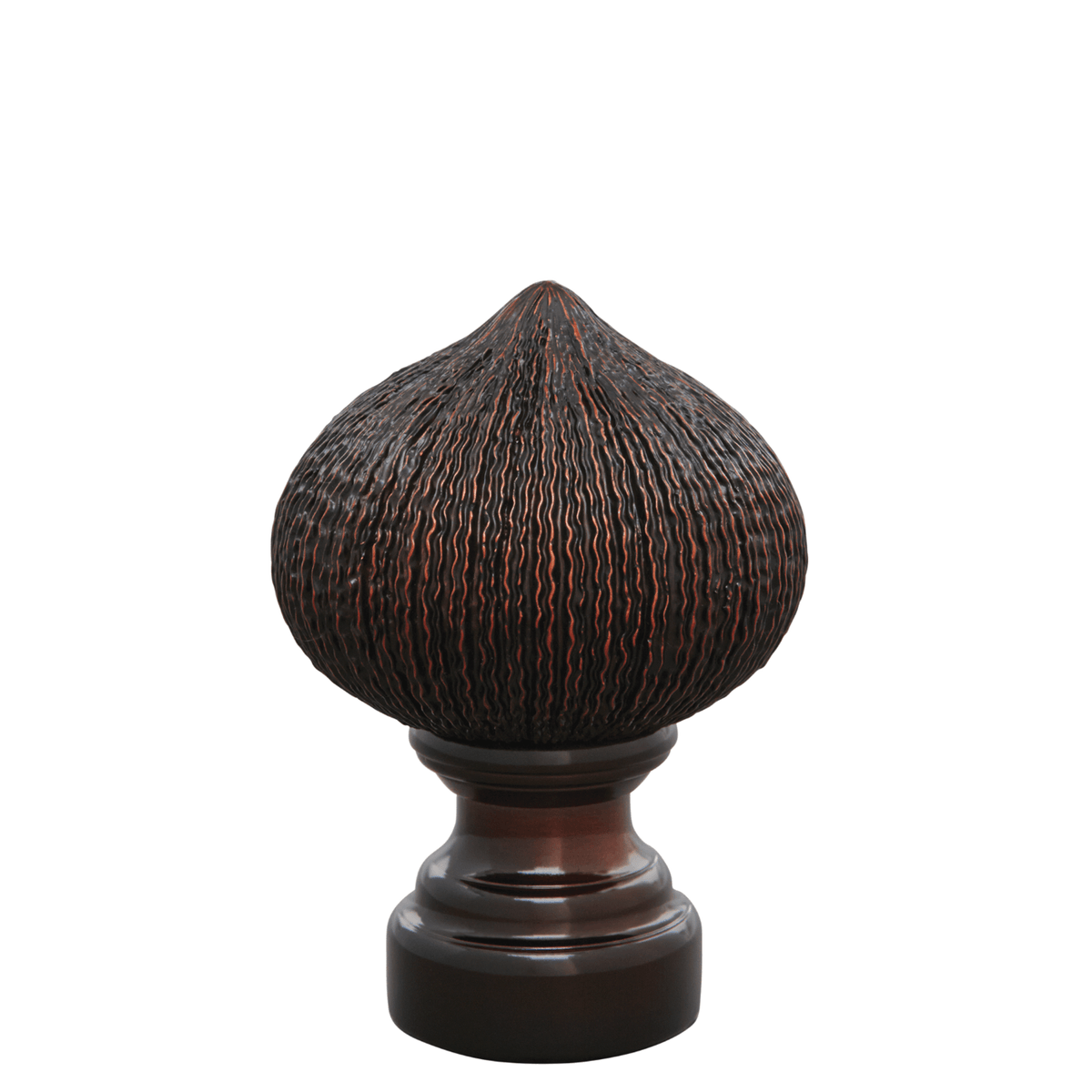 AriA Paloma Onion Antique Finial 1-3/8" Oil Rubbed Bronze