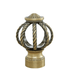 AriA Sterling Cage Antique Finial 1-3/8" Antique Brass
